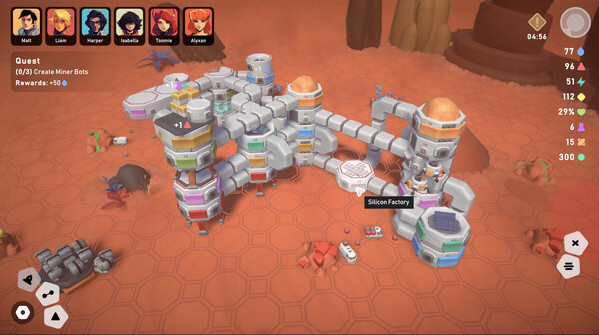 Игра Stellar Settlers: Space Base Builder, скриншот