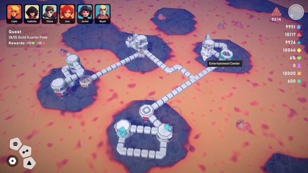 Игра Stellar Settlers: Space Base Builder, скриншот