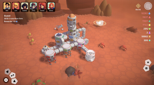 Игра Stellar Settlers: Space Base Builder, скриншот