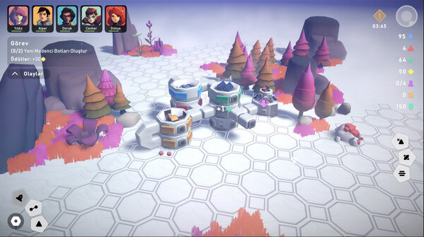 Игра Stellar Settlers: Space Base Builder, скриншот