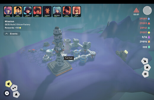 Игра Stellar Settlers: Space Base Builder, скриншот