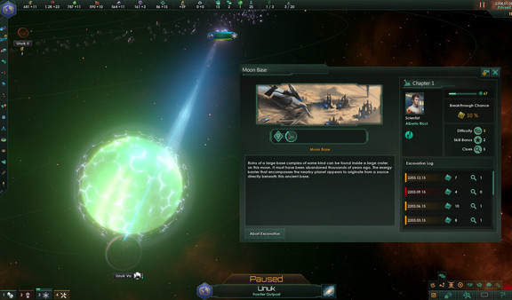 Игра Stellaris: Ancient Relics Story Pack, скриншот