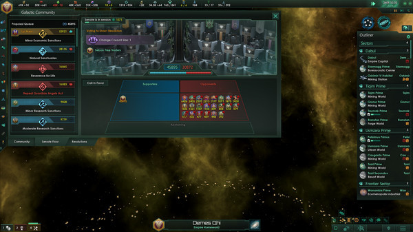 Игра Stellaris: Federations, скриншот