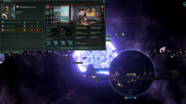 Игра Stellaris: Overlord, скриншот