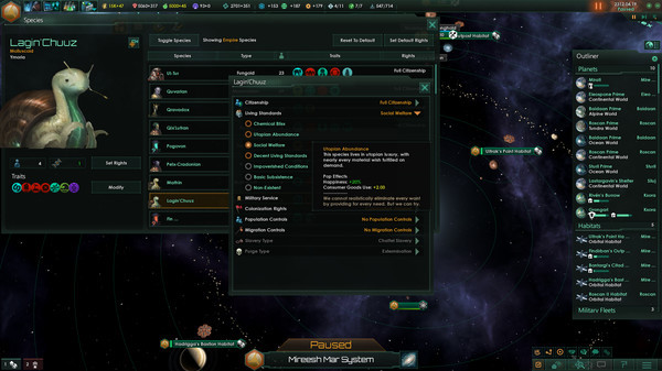 Игра Stellaris: Utopia, скриншот