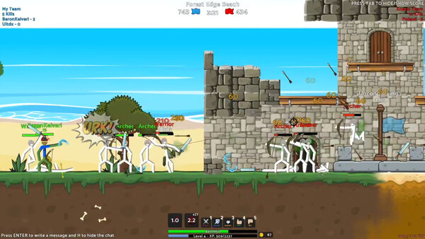 Игра Stickforge, скриншот