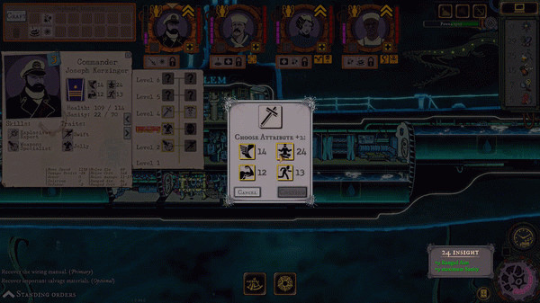 Игра Stirring Abyss, скриншот