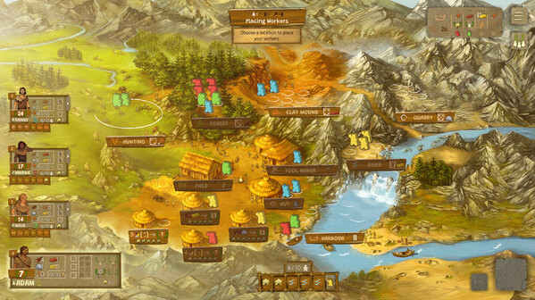 Игра Stone Age: Digital Edition, скриншот