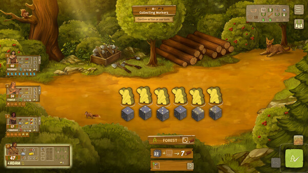 Игра Stone Age: Digital Edition, скриншот