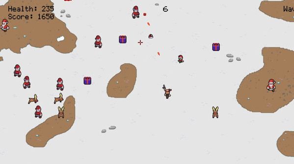 Игра Stopping Santa, скриншот
