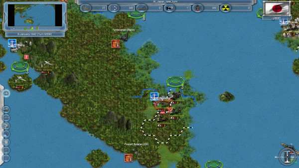 Игра Storm over the Pacific, скриншот