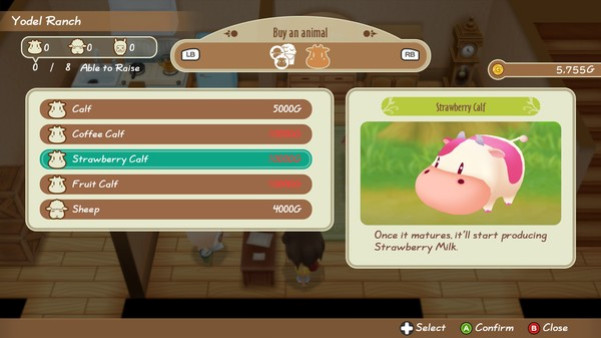 Игра STORY OF SEASONS: Friends of Mineral Town, скриншот