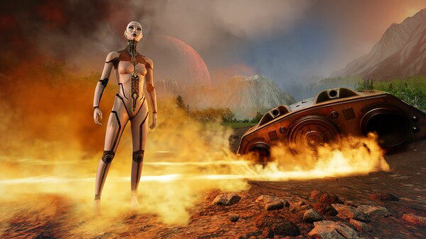 Игра Stranded: Alien Dawn - Robots and Guardians, скриншот