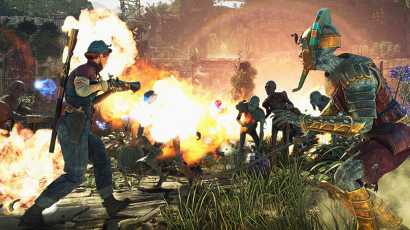 Игра Strange Brigade, скриншот