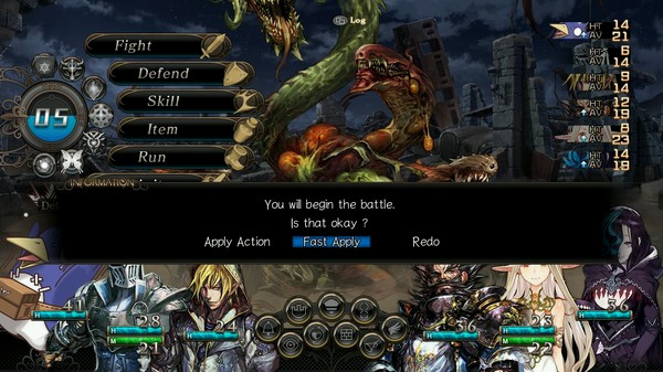 Игра Stranger of Sword City, скриншот