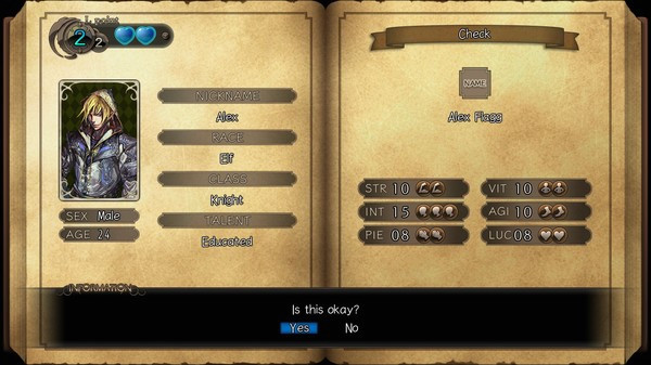 Игра Stranger of Sword City, скриншот