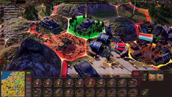 Игра Strategic Mind: Blitzkrieg, скриншот