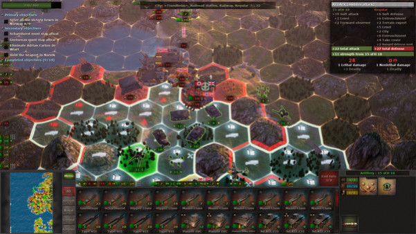 Игра Strategic Mind: Blitzkrieg, скриншот