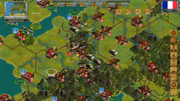 Игра Strategic War in Europe, скриншот