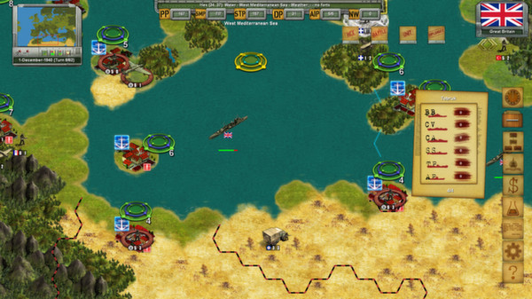 Игра Strategic War in Europe, скриншот