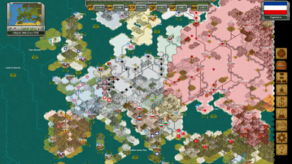 Игра Strategic War in Europe, скриншот