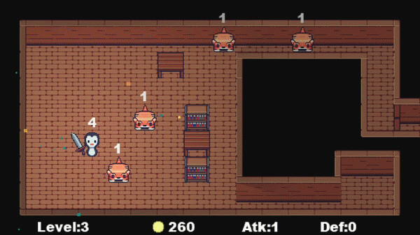 Игра Strategy game but with a penguin who has a sword, скриншот