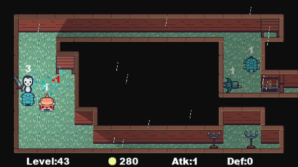 Игра Strategy game but with a penguin who has a sword, скриншот