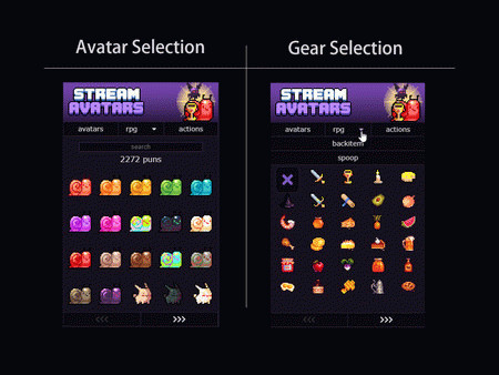 Игра Stream Avatars, скриншот