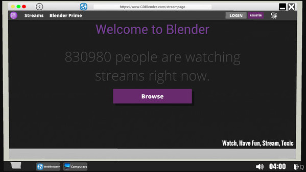 Игра Streamer Life Simulator, скриншот