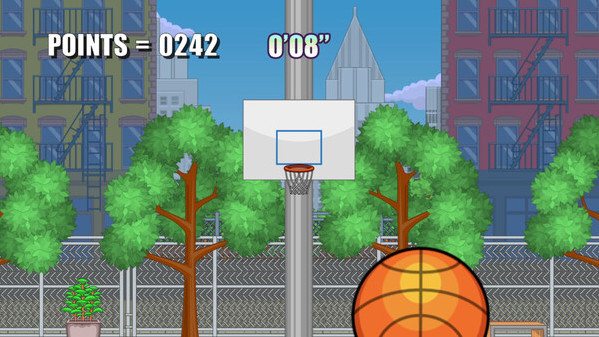 Игра Street Basket Challenge, скриншот