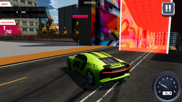 Игра Street Drive Rush, скриншот