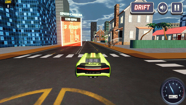 Игра Street Drive Rush, скриншот