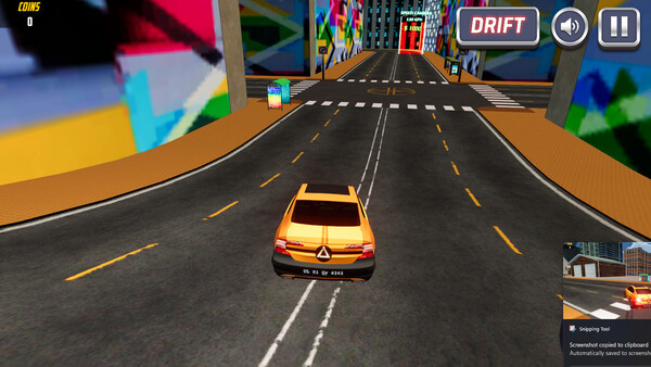 Игра Street Drive Rush, скриншот