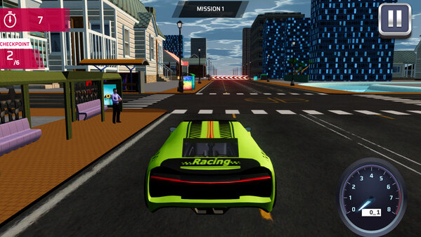 Игра Street Drive Rush, скриншот