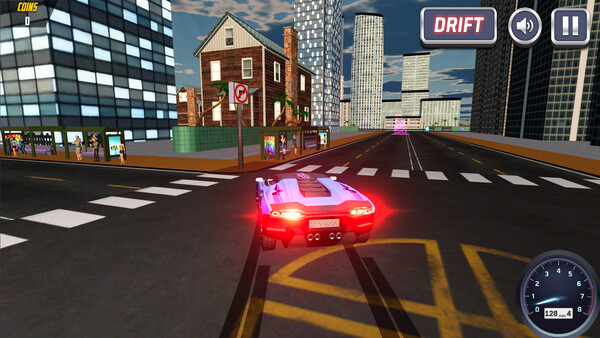 Игра Street Drive Rush, скриншот