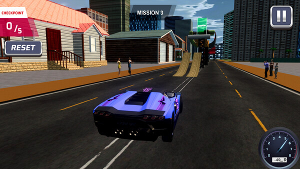 Игра Street Drive Rush, скриншот