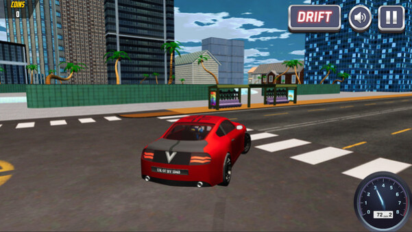 Игра Street Drive Rush, скриншот