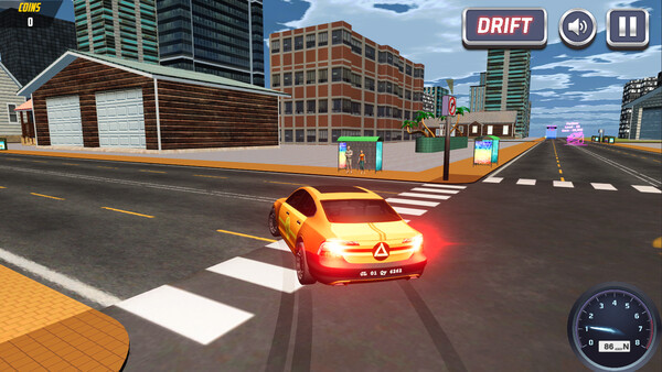 Игра Street Drive Rush, скриншот