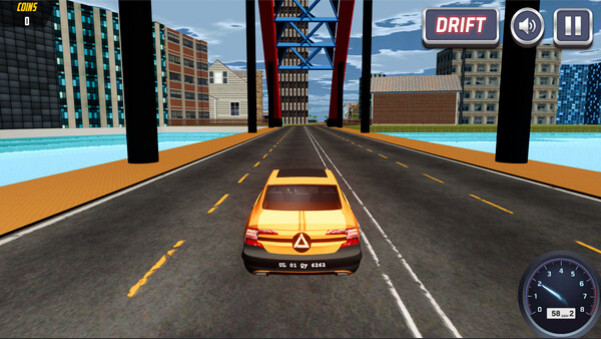 Игра Street Drive Rush, скриншот