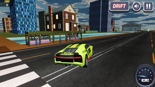 Игра Street Drive Rush, скриншот