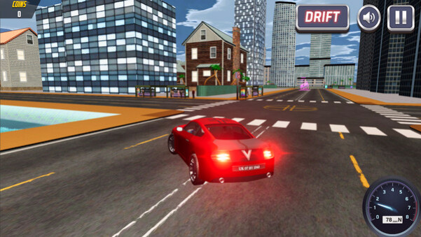 Игра Street Drive Rush, скриншот