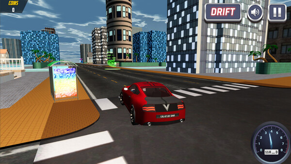 Игра Street Drive Rush, скриншот