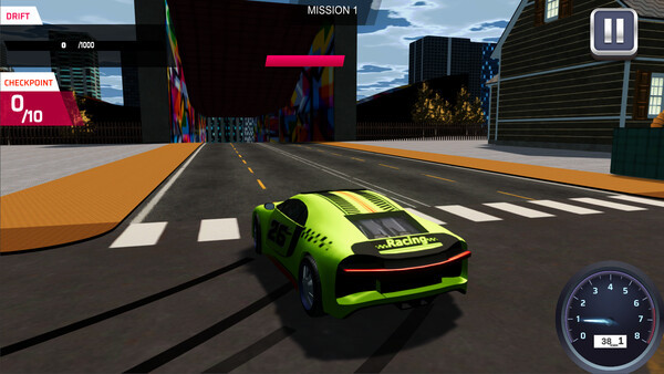 Игра Street Drive Rush, скриншот