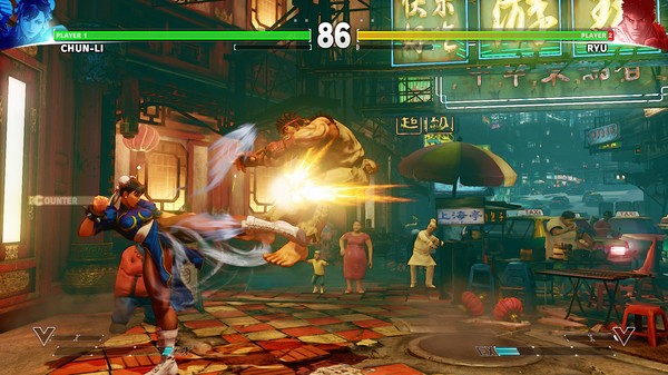Игра Street Fighter V, скриншот