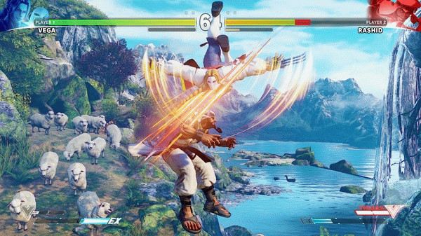 Игра Street Fighter V, скриншот