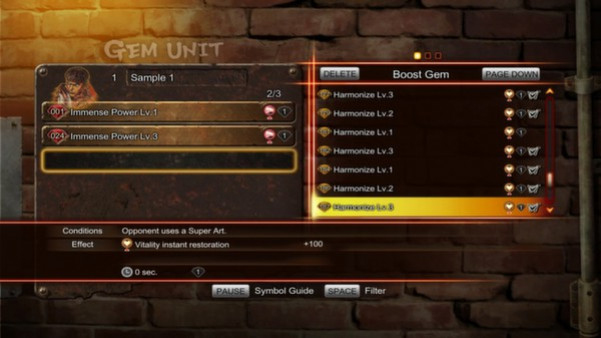 Игра Street Fighter X Tekken: SF Booster Pack 7, скриншот