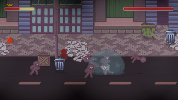 Игра Street karate 3, скриншот