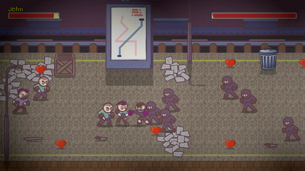 Игра Street karate 3, скриншот