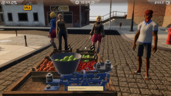 Игра Street Vendor's Journey, скриншот