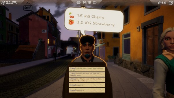 Игра Street Vendor's Journey, скриншот